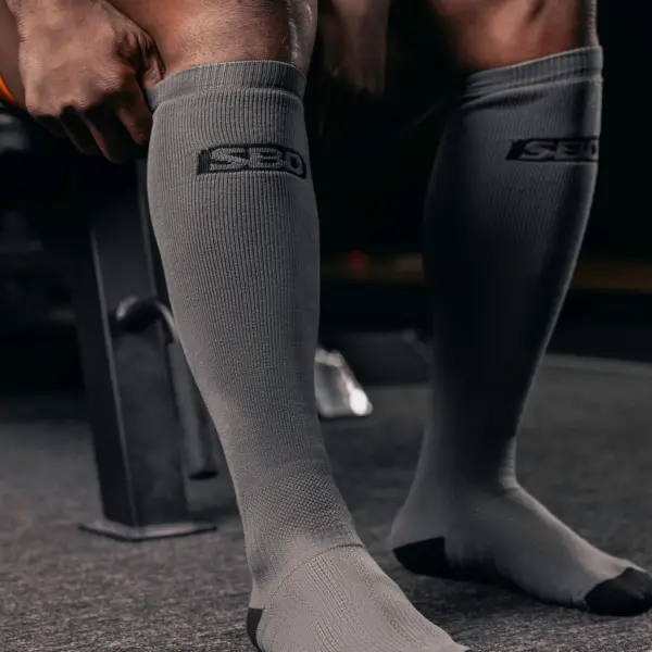 Forge Grey Deadlift Socks - Image 2