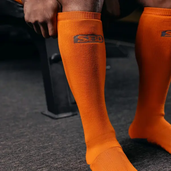 Forge Orange Deadlift Socks - Image 2