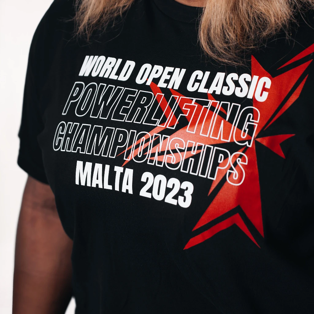 2023 IPF Classic Worlds Competition T-Shirt - Image 2