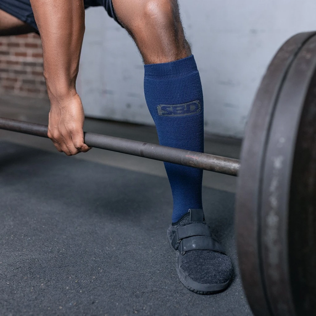 Storm Navy Deadlift Socks - Image 2