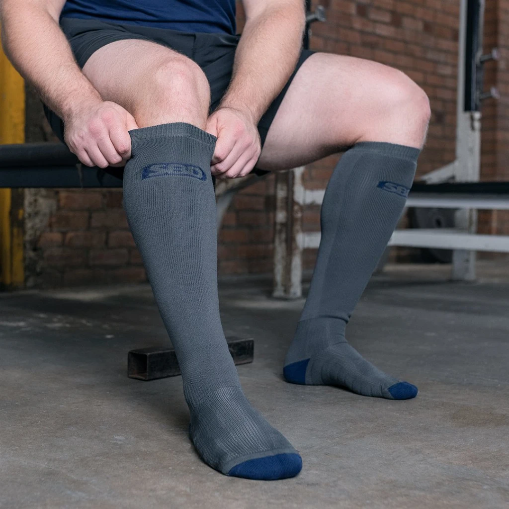 Storm Grey Deadlift Socks - Image 2