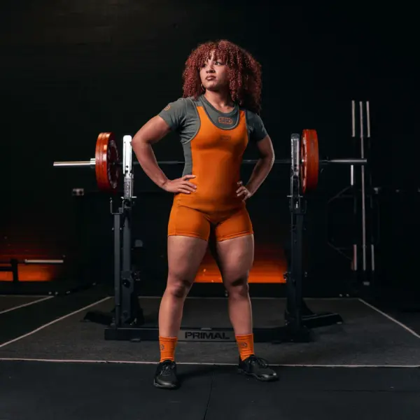 Forge Orange Powerlifting Singlet - Image 3