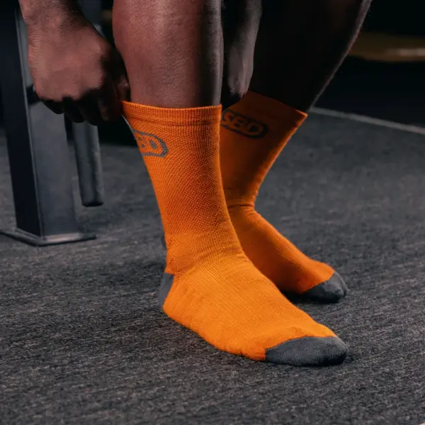 Forge Orange Sports Socks - Image 2