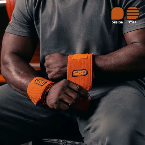 Forge Orange Wrist Wraps - Image 3