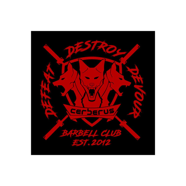 CERBERUS Barbell Club (Black) Banner