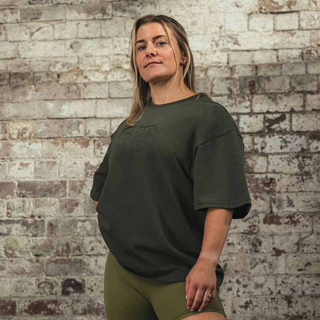 Resolve Oversized T-Shirt (Khaki) - Image 7