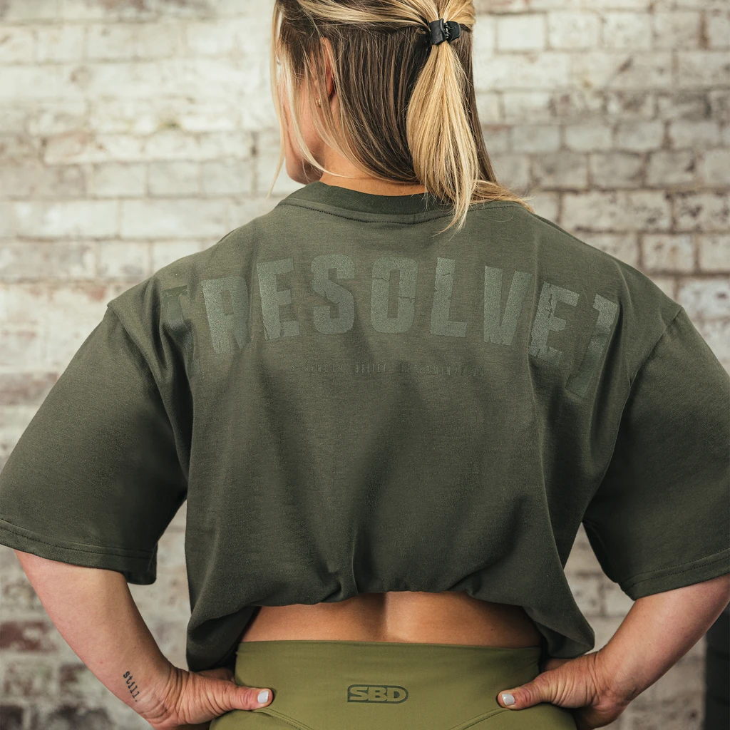 Resolve Oversized T-Shirt (Khaki) - Image 8