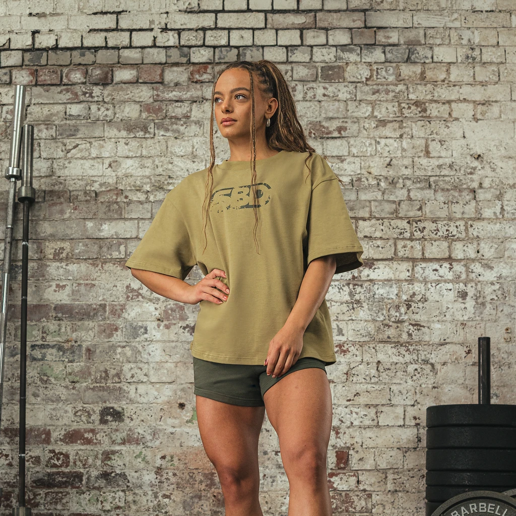 Resolve Oversized T-Shirt (Sand) - Image 2