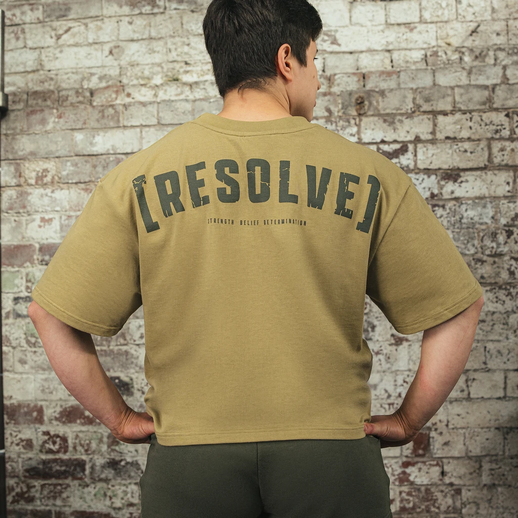 Resolve Oversized T-Shirt (Sand) - Image 3